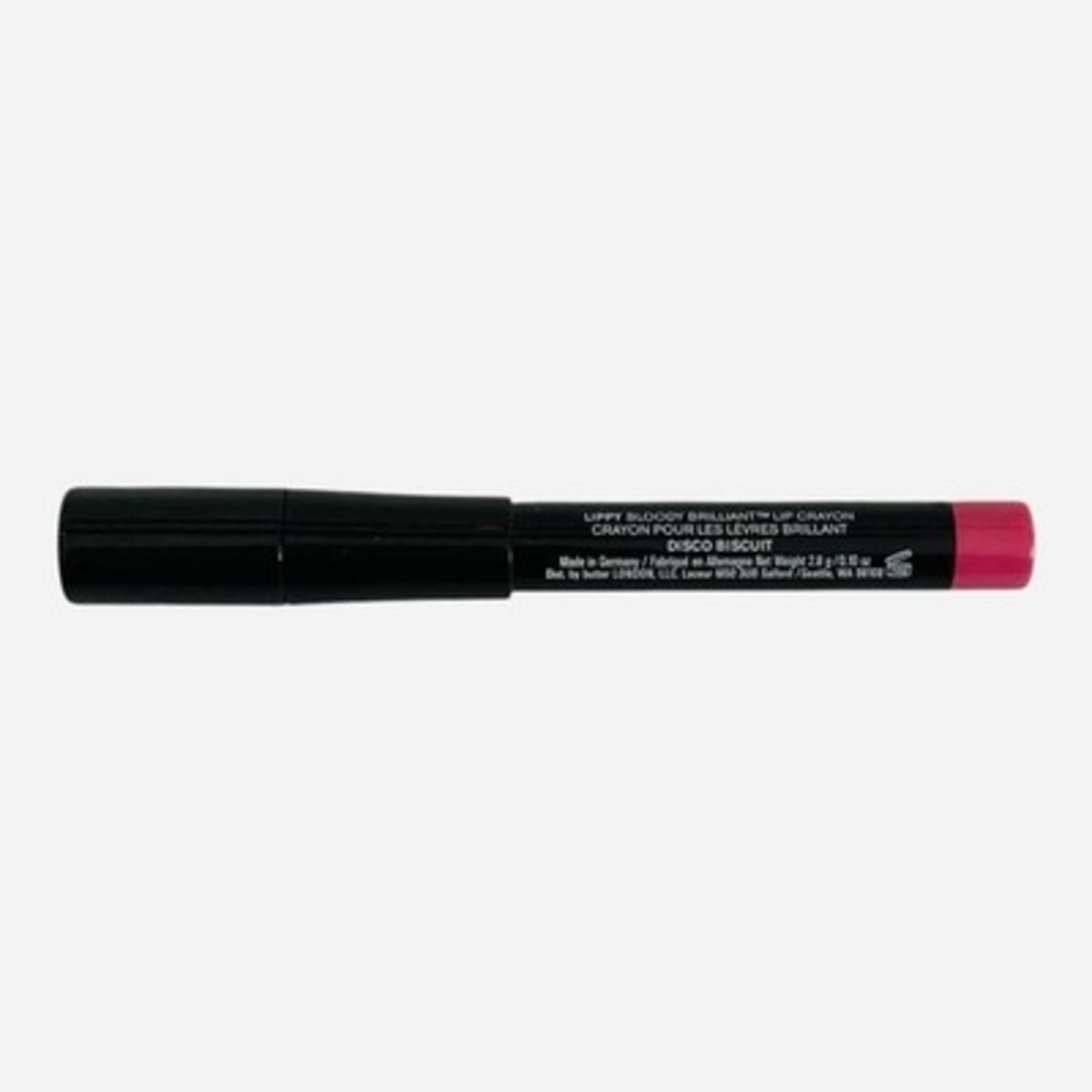Butter London Lippy Bloody Brilliant Lip Crayon Disco Biscuit Pink W/ Sharpener - Picture 6 of 6